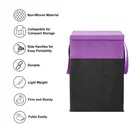 Cloth Laundry Baskets, Purple & Black 