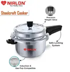 Nirlon Stainless Steel Outer Lid Pressure Cooker 