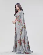 Chiffon Printed Saree for Women 