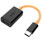 Plastic USB 3.0 to Type C OTG Data Cable (Yellow & Black)