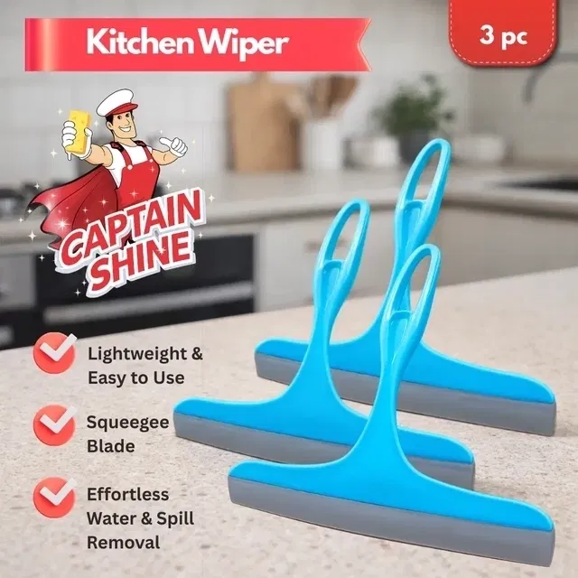 Captain Shine Kitchen Wiper [Assorted, Pack of 3]