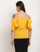 Polyester Solid Top for Women 