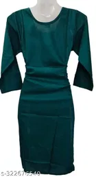 Cotton Blend Embellished Kurti for Women 