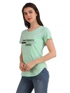 Round Neck Printed T-Shirt for Women 