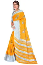 Khadi Silk Printed Saree for Women 