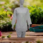 Floral Embroidered Cotton Kurti for Women 
