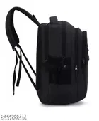 Polyester Backpack for Men & Women, Black
