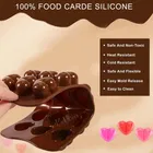 Silicone Chocolate Moulds,Dark Brown, Pack Of 2