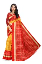 Art Silk Bandhani Saree for Women 