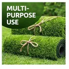 MORAJ Artifical Grass Mat 37x57 cm, [Pack of 2]