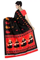 Khadi Silk Kalamkari Saree for Women 
