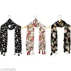 Stylish Ladies Scarves for Women, Pack of 3