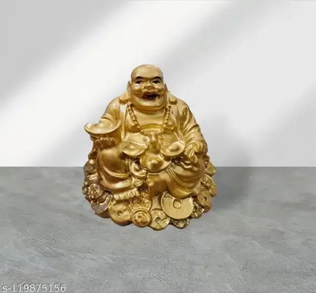 Laughing Buddha Idol (Gold)
