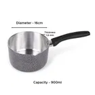 SimpleHome Aluminium Sauce Pan 900 ml 16cm