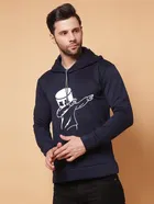 Marshmellow Dab Printed Fleece Hoodie for Men 