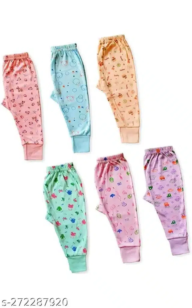 Polycotton Pyjama for Kids (Multicolor, 12-18 Months) (Pack of 6)