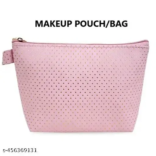 Astue Cosmetic Bag Pouch, Pink, Pack Of 1