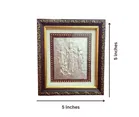 Wooden Shri Ram Darbar Lilver Photo Frame for Puja 