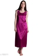 Satin Nightdress Set for Women 