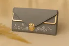 PU Solid Clutch for Women