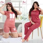Satin Nightsuit for Women 