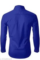 Men's Solid Full Sleeve Shirt 