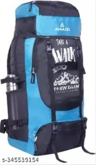 Hiking Backpack for Men & Women (Sky Blue & Black)