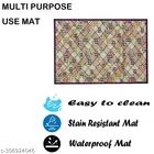 KANUSHI Industries® 1 Pc Fridge Cover for Top with 6 Utility Pockets + 3 Fridge Mats 