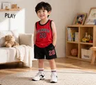 Printed Poly Blend Clothing Set for Boys 
