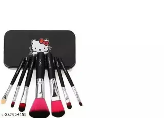 Premium Makeup Brushes (Multicolor, Set of 7)