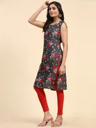Crepe Printed Kurti for Women 