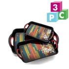 Plastic Serving Tray Set 