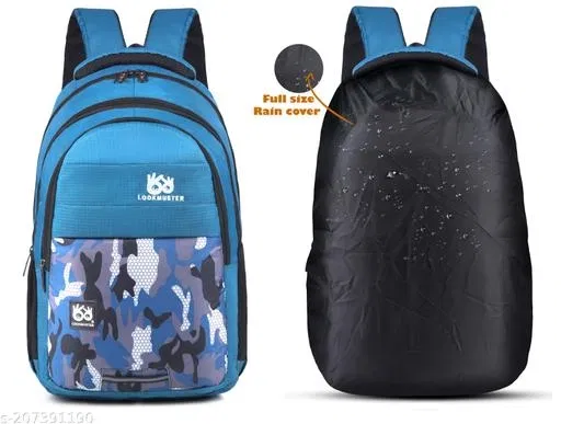 Nylon Backpack for Men & Women, Blue