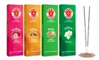 Nirmal Jyoti Agarbatti Combo (Rose, Luban, Sandal & Jasmine) 4X125g