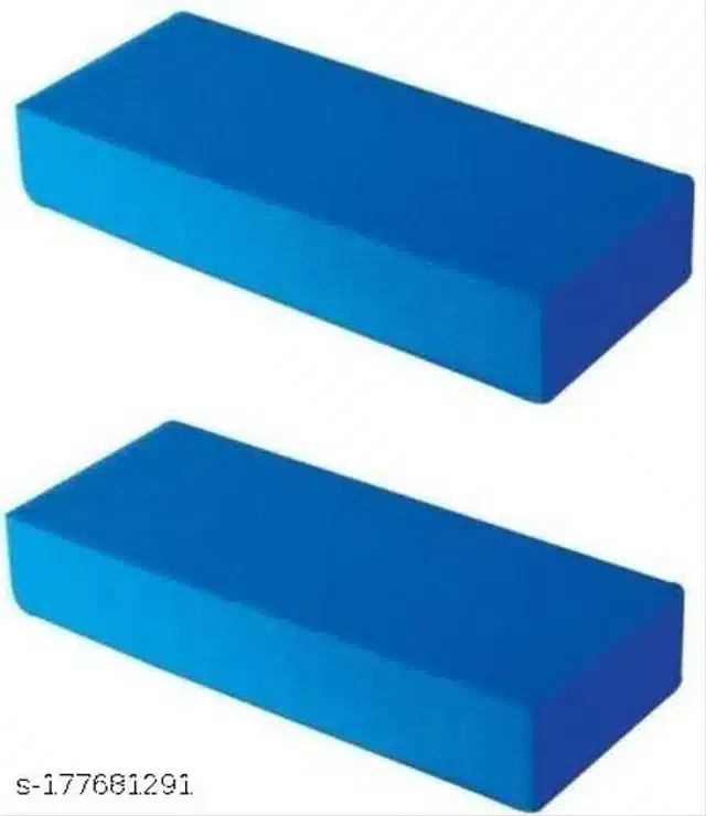 Absorbent Washing Block Sponge (Blue, Pack of 2)