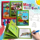 Quick Dry Book Water Coloring Book with Pen for Kids (Assorted, Set of 1)