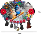 Khatu Crafts radha krishna MDF Keyholder 11x8in