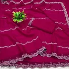 Simmer Embellished Saree For Women, Pink