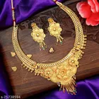 Alloy Necklace with Earrings for Women 