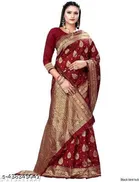 Cotton Silk Zari Woven Saree for Women 