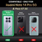 REDMI Note 14 Pro 5G Mobile Back Cover 