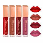 Skin Smoothie Matte Liquid Lipstick, Red Edition [Pack of 4]