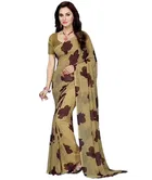 Georgette Printed Saree for Women 