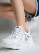Solid Synthetic Slip-on Sneakers for Women 