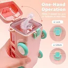 Plastic Bus Shape Sipper Bottle for Kids, Multicolor 