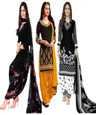 Crepe Printed Dress Material for Women 