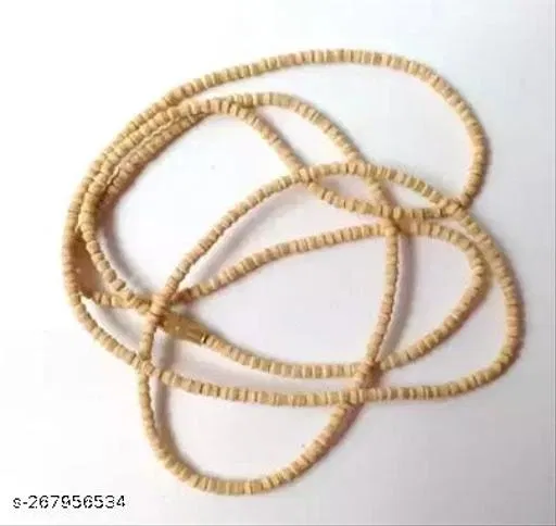 Tulsi Mala Necklace for Men (Yellow)