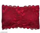 Net Solid Bras for Women, Maroon & White, Pack of 2 
