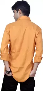 Men's Solid Full Sleeves Shirt 