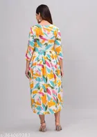 Rayon Kurti for Women, Multicolor 